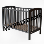 Lux łóżeczko dziecięce 120x60 (k. seal grey) opuszczany bok WYPRZEDAŻ EKSPOZYCJI