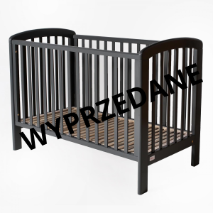 Lux łóżeczko dziecięce 120x60 (k. seal grey) opuszczany bok WYPRZEDAŻ EKSPOZYCJI