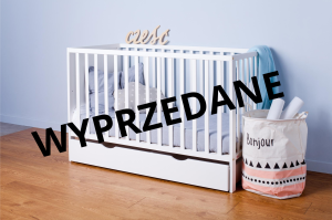 Eco Panel łóżeczko dziecięce 120x60 (k. biały) OSTATNIA SZTUKA!!