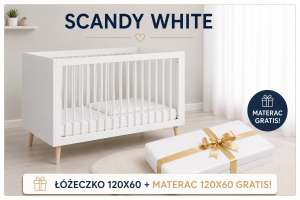 SCANDY -20% + MATERAC GRATIS - ZESTAW PROMOCYJNY 